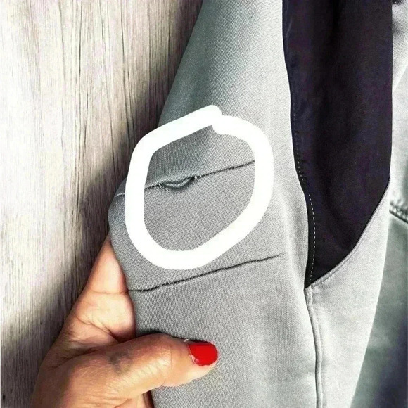 Nike Mens Black Gray Therma Fit Long Sleeve Hyper Elite Hooded Full Zip Jacket S - Picture 15 of 16